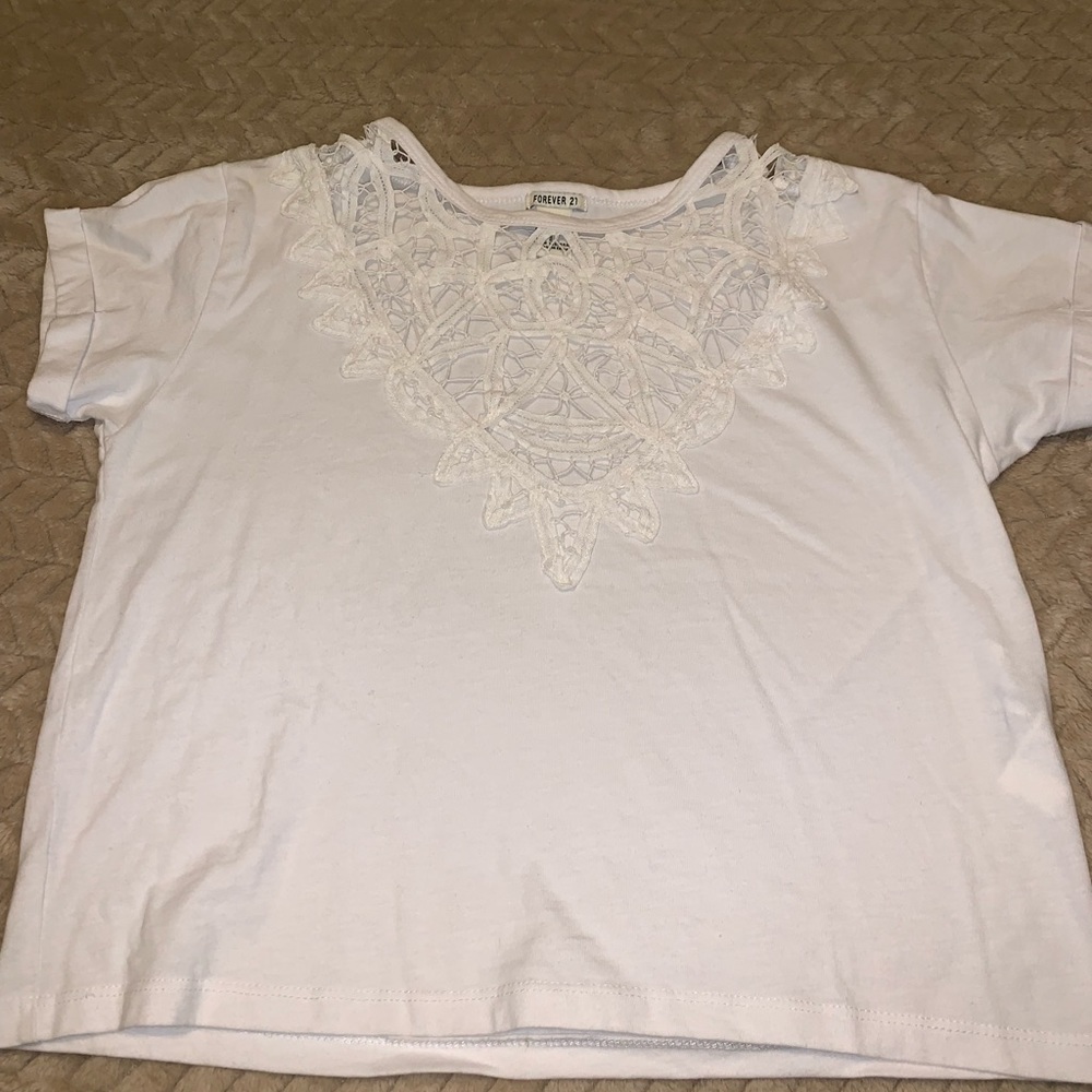 White Lace Shirt
